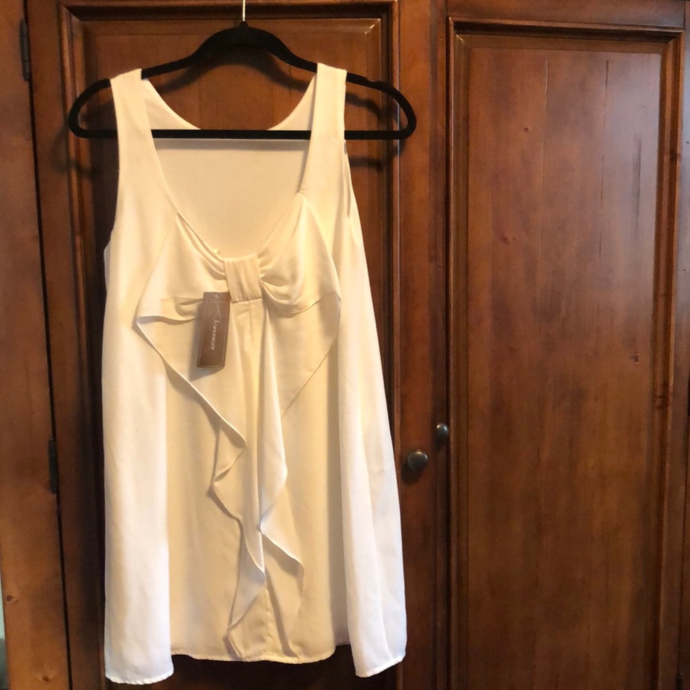 White cocktail dress